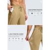G Gradual Men’s Sweatpants with Zipper Pockets Lightweight Mesh Athletic Pants for Men Open Bottom Workout Gym Running(Light Khaki)