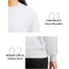 G Gradual Sherpa Sweatshirt for Women Fleece Sweatshirts Crewneck Pullover Warm Sweaters for Winter(White)
