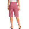 G Gradual Women’s 12″ Bermuda Long Shorts with Pockets High Waisted Stretch Knee Length Shorts for Women Summer Walking(Briar Rose)
