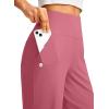 G Gradual Women’s 12″ Bermuda Long Shorts with Pockets High Waisted Stretch Knee Length Shorts for Women Summer Walking(Briar Rose)