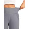 G Gradual Women’s 12″ Bermuda Long Shorts with Pockets High Waisted Stretch Knee Length Shorts for Women Summer Walking(Light Grey)