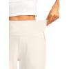 G Gradual Women’s 12″ Bermuda Long Shorts with Pockets High Waisted Stretch Knee Length Shorts for Women Summer Walking(White Apricot)