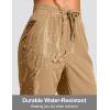 G Gradual Women’s 13″ Long Hiking Shorts with Zipper Pocket Lightweight Quick Dry Knee Length Bermuda Shorts for Women(Dark Khaki)