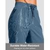 G Gradual Women’s 13″ Long Hiking Shorts with Zipper Pocket Lightweight Quick Dry Knee Length Bermuda Shorts for Women(Dusty Blue)