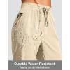 G Gradual Women’s 13″ Long Hiking Shorts with Zipper Pocket Lightweight Quick Dry Knee Length Bermuda Shorts for Women(Light Khaki)