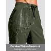 G Gradual Women’s 13″ Long Hiking Shorts with Zipper Pocket Lightweight Quick Dry Knee Length Bermuda Shorts for Women(Olive)
