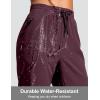 G Gradual Women’s 13″ Long Hiking Shorts with Zipper Pocket Lightweight Quick Dry Knee Length Bermuda Shorts for Women(Wine)