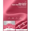 G Gradual Women’s Athletic Shorts 6″ High Waisted Stretchy Bermuda Shorts for Women Quick Dry Summer Casual Shorts(Berry Rose)