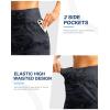 G Gradual Women’s Athletic Shorts 6″ High Waisted Stretchy Bermuda Shorts for Women Quick Dry Summer Casual Shorts(Black Camo B)