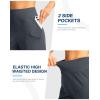 G Gradual Women’s Athletic Shorts 6″ High Waisted Stretchy Bermuda Shorts for Women Quick Dry Summer Casual Shorts(Dark Grey)