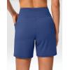 G Gradual Women’s Athletic Shorts 6″ High Waisted Stretchy Bermuda Shorts for Women Quick Dry Summer Casual Shorts(Deep Cobalt Blue)