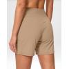 G Gradual Women’s Athletic Shorts 6″ High Waisted Stretchy Bermuda Shorts for Women Quick Dry Summer Casual Shorts(Khaki)