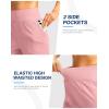 G Gradual Women’s Athletic Shorts 6″ High Waisted Stretchy Bermuda Shorts for Women Quick Dry Summer Casual Shorts(Light Pink)