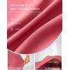 G Gradual Women’s Athletic Shorts 6″ High Waisted Stretchy Bermuda Shorts for Women Quick Dry Summer Casual Shorts(Pink Red)