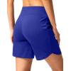 G Gradual Women’s Athletic Shorts 6″ High Waisted Stretchy Bermuda Shorts for Women Quick Dry Summer Casual Shorts(Royal Blue)
