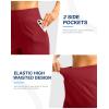 G Gradual Women’s Athletic Shorts 6″ High Waisted Stretchy Bermuda Shorts for Women Quick Dry Summer Casual Shorts(Tomato Red)