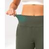 G Gradual Women’s Bermuda Long Shorts 14″ Knee Length Capris with Pockets High Waisted Athletic Casual Shorts for Women(Sage)