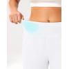 G Gradual Women’s Bermuda Long Shorts 14″ Knee Length Capris with Pockets High Waisted Athletic Casual Shorts for Women(White)