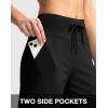 G Gradual Women’s Bermuda Shorts with Pockets 11″ Knee Length Stretch Comfy Drawstring Long Shorts for Women Summer Walking(Black)