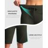 G Gradual Women’s Bermuda Shorts with Pockets 11″ Knee Length Stretch Comfy Drawstring Long Shorts for Women Summer Walking(Olive)