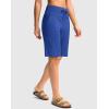 G Gradual Women’s Bermuda Shorts with Pockets 11″ Knee Length Stretch Comfy Drawstring Long Shorts for Women Summer Walking(Royal Blue)