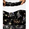 G Gradual Women’s High Waisted Swim Board Shorts 11″ Knee Length Beach Swimming Long Shorts for Women with Pockets Liner(Black Floral)