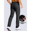 Men’s Golf Pants – 30″/32″/34″ Slim Fit Stretch Lightweight Dress Pants for Men with Zipper Pockets Casual Work(Black)