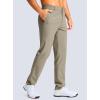 Men’s Golf Pants – 30″/32″/34″ Slim Fit Stretch Lightweight Dress Pants for Men with Zipper Pockets Casual Work(Carbon Dust)