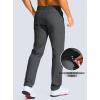 Men’s Golf Pants – 30″/32″/34″ Slim Fit Stretch Lightweight Dress Pants for Men with Zipper Pockets Casual Work(Dark Gray)
