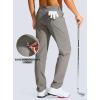 Men’s Golf Pants – 30″/32″/34″ Slim Fit Stretch Lightweight Dress Pants for Men with Zipper Pockets Casual Work(Light Grey)