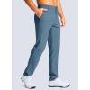 Men’s Golf Pants – 30″/32″/34″ Slim Fit Stretch Lightweight Dress Pants for Men with Zipper Pockets Casual Work(Slate Blue)