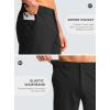 G Gradual Men’s Casual Shorts 9″ Lightweight Golf Shorts for Men Stretch with 3 Pockets Quick Dry Breathable Work Shorts(Black)