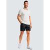 G Gradual Men’s Casual Shorts 9″ Lightweight Golf Shorts for Men Stretch with 3 Pockets Quick Dry Breathable Work Shorts(Black Camo)
