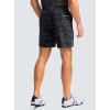 G Gradual Men’s Casual Shorts 9″ Lightweight Golf Shorts for Men Stretch with 3 Pockets Quick Dry Breathable Work Shorts(Black Camo)