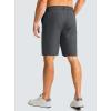 G Gradual Men’s Casual Shorts 9″ Lightweight Golf Shorts for Men Stretch with 3 Pockets Quick Dry Breathable Work Shorts(Dark Grey)