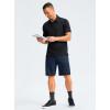 G Gradual Men’s Casual Shorts 9″ Lightweight Golf Shorts for Men Stretch with 3 Pockets Quick Dry Breathable Work Shorts(Navy)