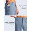 G Gradual Men’s Casual Shorts 9″ Lightweight Golf Shorts for Men Stretch with 3 Pockets Quick Dry Breathable Work Shorts(Stone Blue)