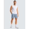 G Gradual Men’s Casual Shorts 9″ Lightweight Golf Shorts for Men Stretch with 3 Pockets Quick Dry Breathable Work Shorts(Stone Blue)