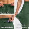 G Gradual Men’s Sweatpants with Zipper Pockets Tapered Joggers for Men Athletic Pants for Workout, Jogging, Running(Forest)