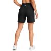 G Gradual Women’s 7”/9″ Bermuda Long Shorts with Pockets High Waisted Athletic Knee Length Shorts for Women Walking(Black)