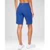 G Gradual Women’s 7”/9″ Bermuda Long Shorts with Pockets High Waisted Athletic Knee Length Shorts for Women Walking(Blue)