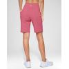 G Gradual Women’s 7”/9″ Bermuda Long Shorts with Pockets High Waisted Athletic Knee Length Shorts for Women Walking(Briar Rose)