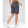 G Gradual Women’s 7”/9″ Bermuda Long Shorts with Pockets High Waisted Athletic Knee Length Shorts for Women Walking(Charcoal)