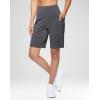 G Gradual Women’s 7”/9″ Bermuda Long Shorts with Pockets High Waisted Athletic Knee Length Shorts for Women Walking(Charcoal)