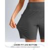 G Gradual Women’s 7”/9″ Bermuda Long Shorts with Pockets High Waisted Athletic Knee Length Shorts for Women Walking(Dark Grey)