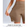 G Gradual Women’s 7”/9″ Bermuda Long Shorts with Pockets High Waisted Athletic Knee Length Shorts for Women Walking(Dark Khaki)
