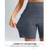 G Gradual Women’s 7”/9″ Bermuda Long Shorts with Pockets High Waisted Athletic Knee Length Shorts for Women Walking(Dusty Blue)