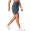 G Gradual Women’s 7”/9″ Bermuda Long Shorts with Pockets High Waisted Athletic Knee Length Shorts for Women Walking(Dusty Blue)