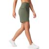 G Gradual Women’s 7”/9″ Bermuda Long Shorts with Pockets High Waisted Athletic Knee Length Shorts for Women Walking(Grey Sage)