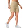 G Gradual Women’s 7”/9″ Bermuda Long Shorts with Pockets High Waisted Athletic Knee Length Shorts for Women Walking(Light Khaki)